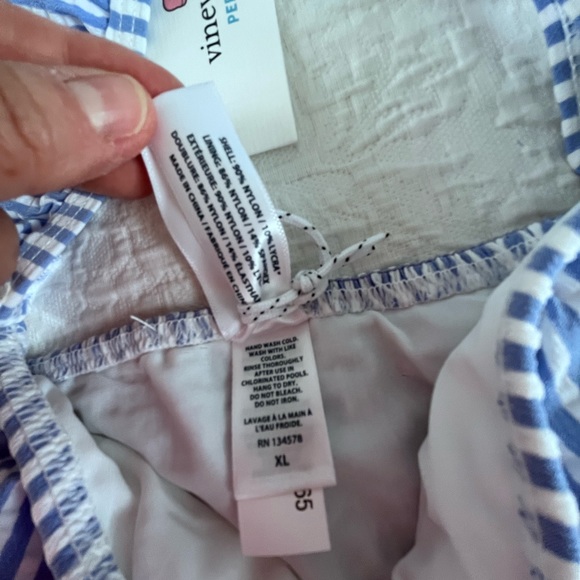 VINEYARD VINES | XLg | Seersucker & Ruffles! | NWT - Picture 8 of 12